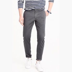 grey stretch chinos